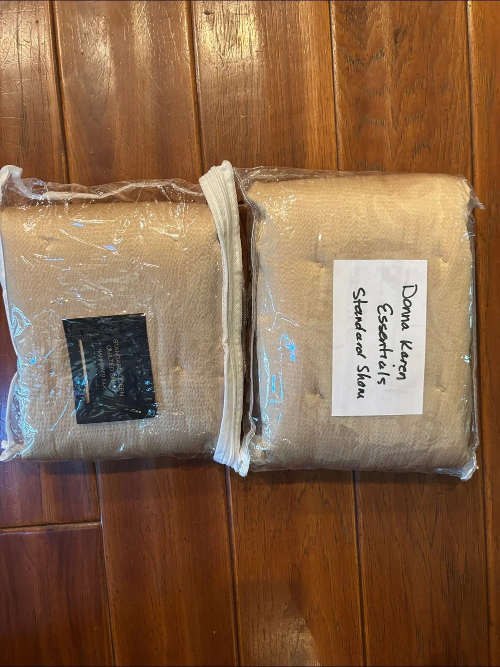 NWOT Donna Karan Home Hammered Silk Blend Quilt & Shams 5 Pc Set